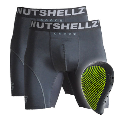 Nutshellz® Armor/ Green/ 2 Jock Short Combo/ Adult/Level 1