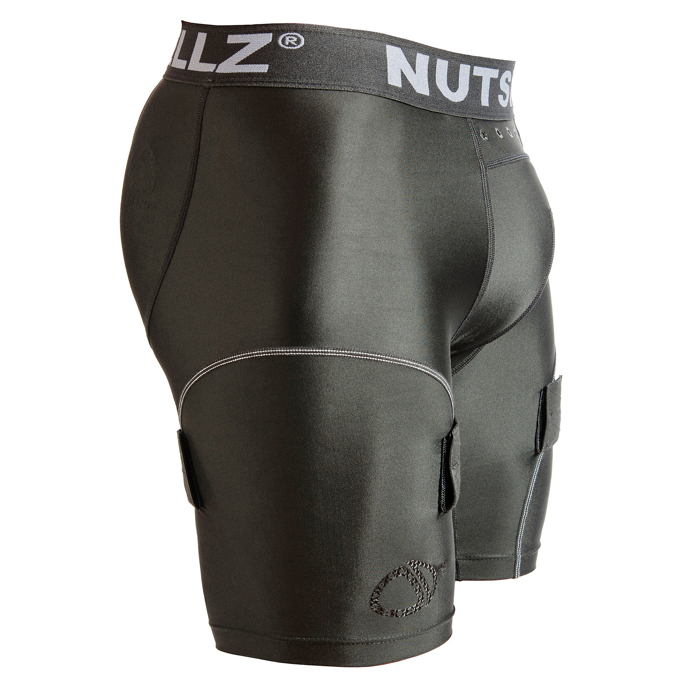 Nutshellz®/Black/Adult/Hockey Jock Short - With Velcro