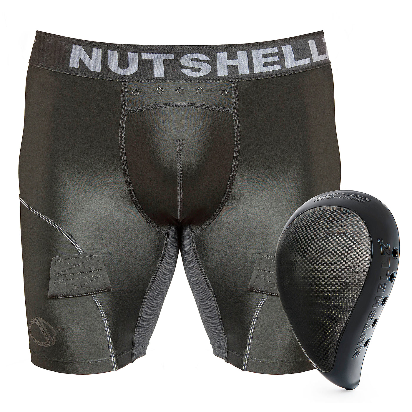 Nutshellz® Armor & Hockey Jock Short Combo/Adult/ Level 1